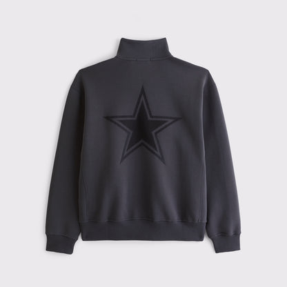 Abercrombie Baltimore Ravens Neoknit MAX Half-Zip Sweatshirt
