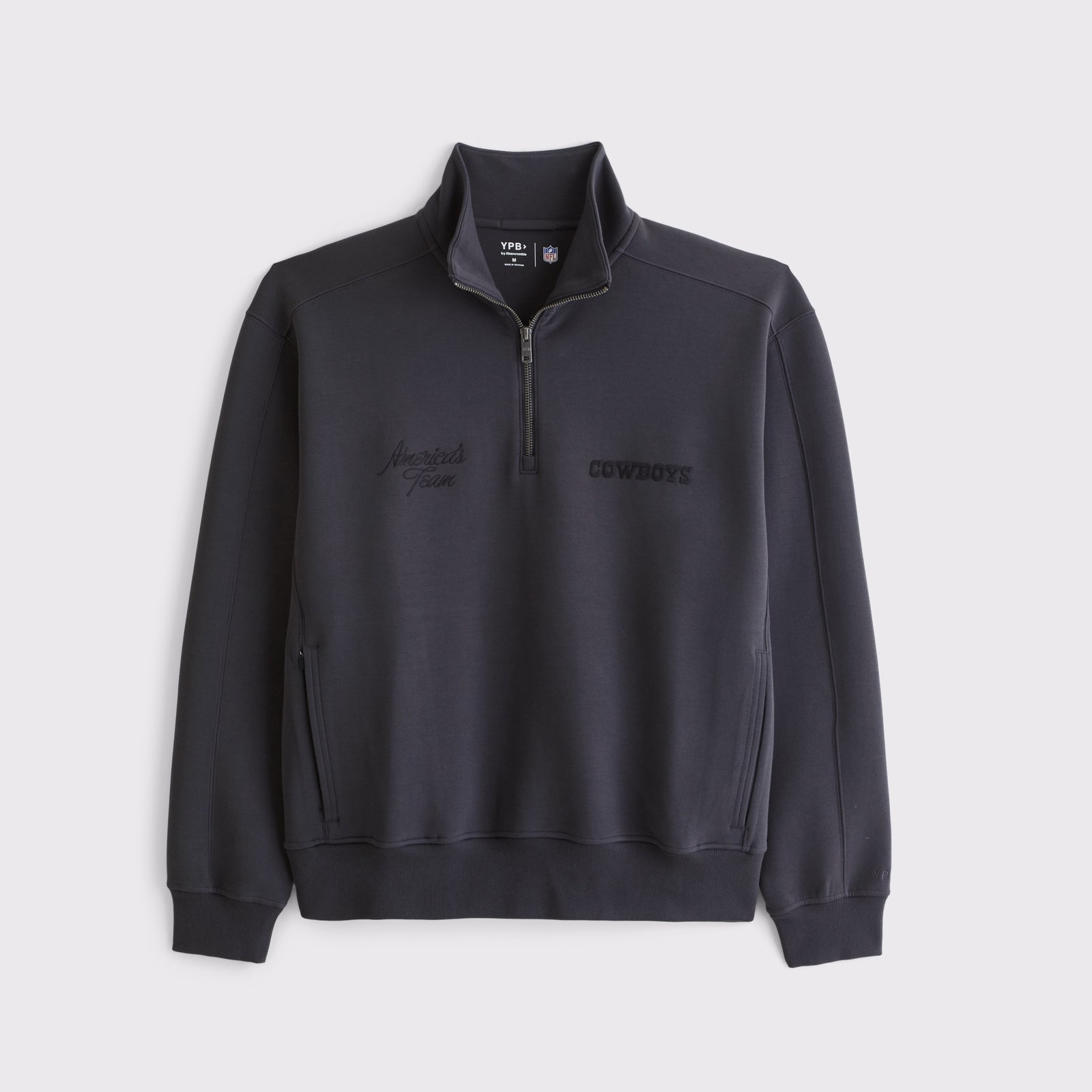 Abercrombie Baltimore Ravens Neoknit MAX Half-Zip Sweatshirt