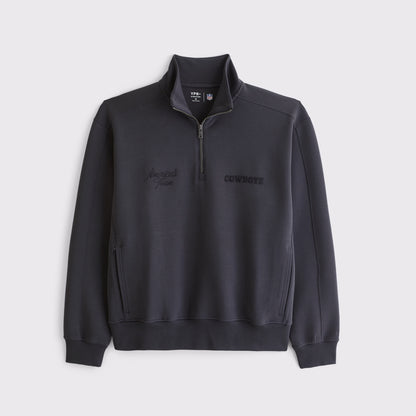 Abercrombie Baltimore Ravens Neoknit MAX Half-Zip Sweatshirt