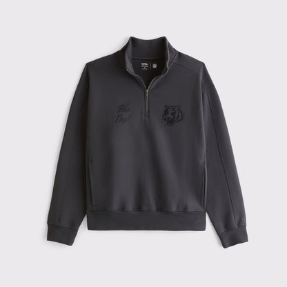 Abercrombie Baltimore Ravens Neoknit MAX Half-Zip Sweatshirt