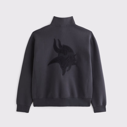 Abercrombie Baltimore Ravens Neoknit MAX Half-Zip Sweatshirt