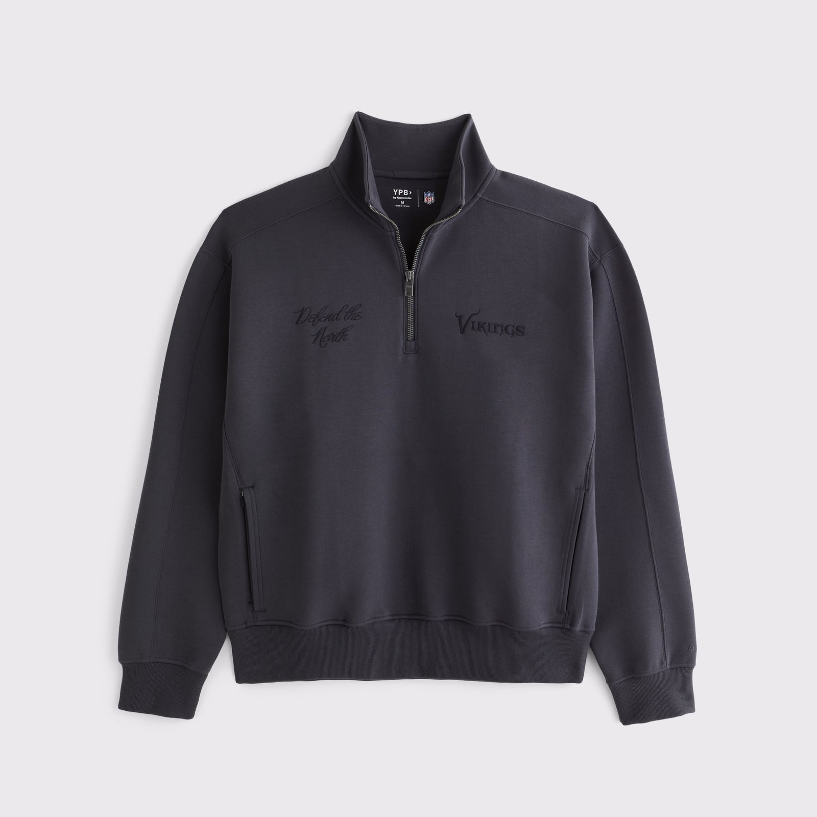 Abercrombie Baltimore Ravens Neoknit MAX Half-Zip Sweatshirt