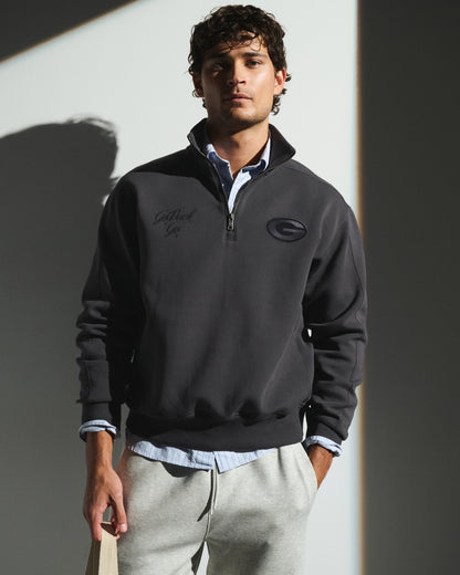 Abercrombie Baltimore Ravens Neoknit MAX Half-Zip Sweatshirt