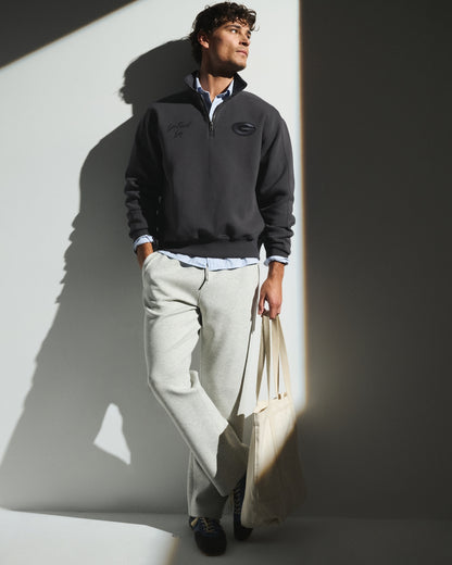 Abercrombie Baltimore Ravens Neoknit MAX Half-Zip Sweatshirt