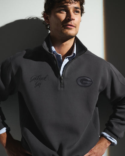 Abercrombie Baltimore Ravens Neoknit MAX Half-Zip Sweatshirt