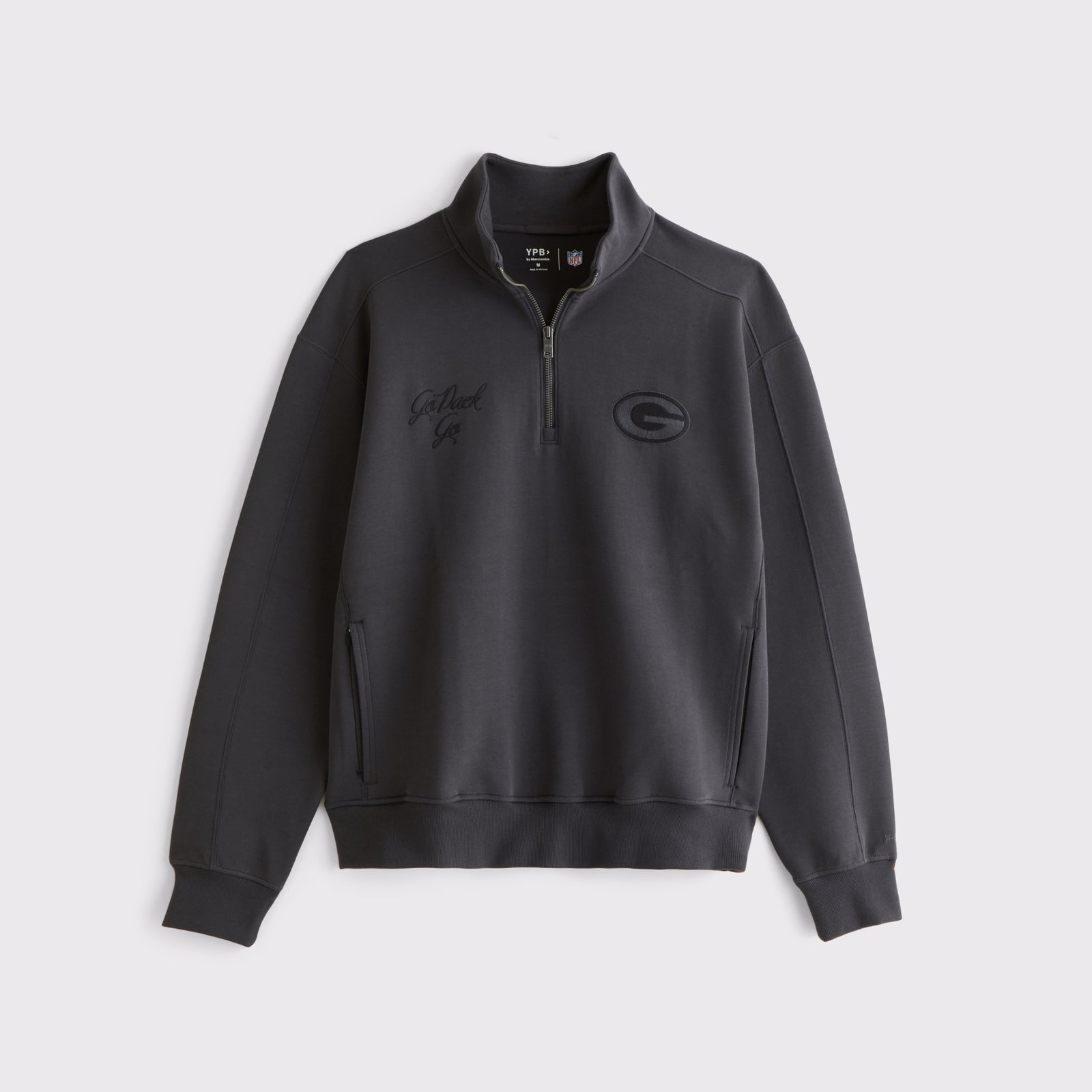 Abercrombie Baltimore Ravens Neoknit MAX Half-Zip Sweatshirt