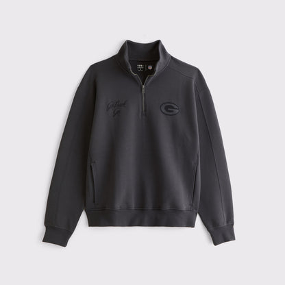 Abercrombie Baltimore Ravens Neoknit MAX Half-Zip Sweatshirt
