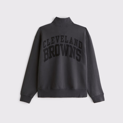 Abercrombie Baltimore Ravens Neoknit MAX Half-Zip Sweatshirt
