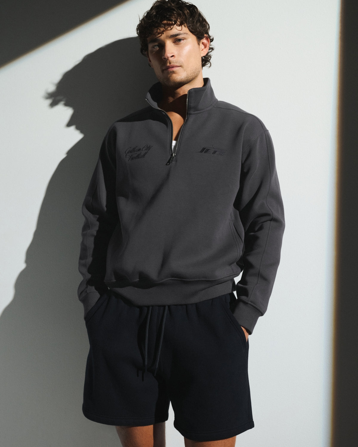 Abercrombie Baltimore Ravens Neoknit MAX Half-Zip Sweatshirt