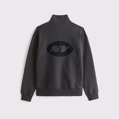Abercrombie Baltimore Ravens Neoknit MAX Half-Zip Sweatshirt