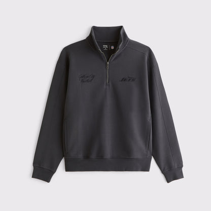 Abercrombie Baltimore Ravens Neoknit MAX Half-Zip Sweatshirt