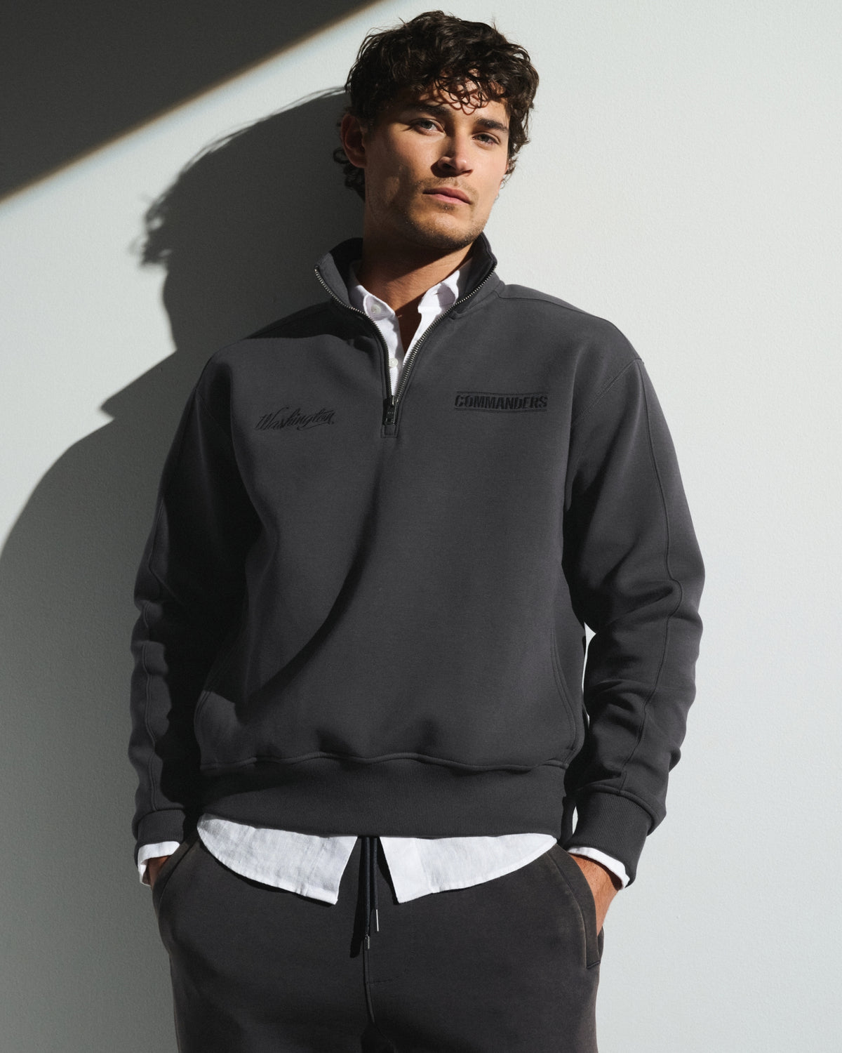 Abercrombie Baltimore Ravens Neoknit MAX Half-Zip Sweatshirt