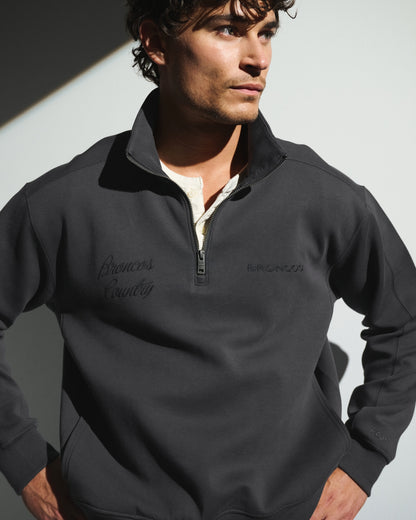 Abercrombie Baltimore Ravens Neoknit MAX Half-Zip Sweatshirt