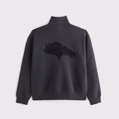 Abercrombie Baltimore Ravens Neoknit MAX Half-Zip Sweatshirt