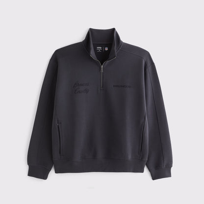 Abercrombie Baltimore Ravens Neoknit MAX Half-Zip Sweatshirt