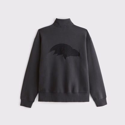 Abercrombie Baltimore Ravens Neoknit MAX Half-Zip Sweatshirt