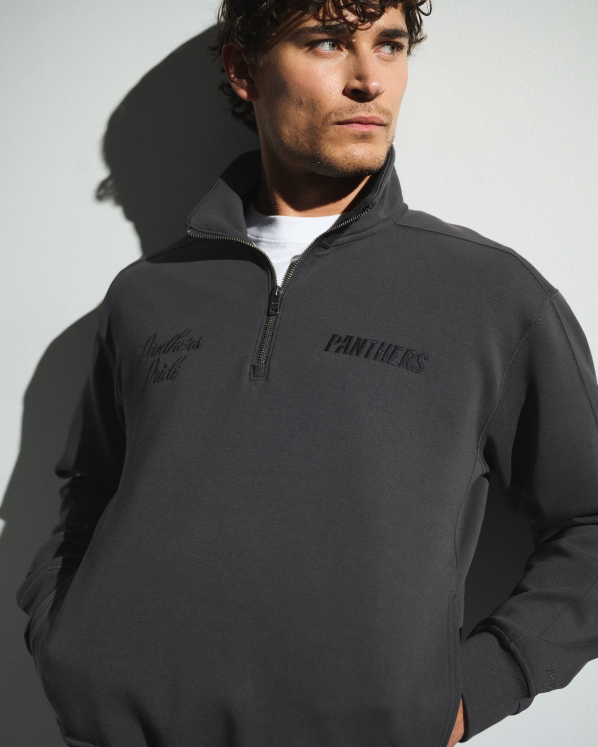 Abercrombie Baltimore Ravens Neoknit MAX Half-Zip Sweatshirt