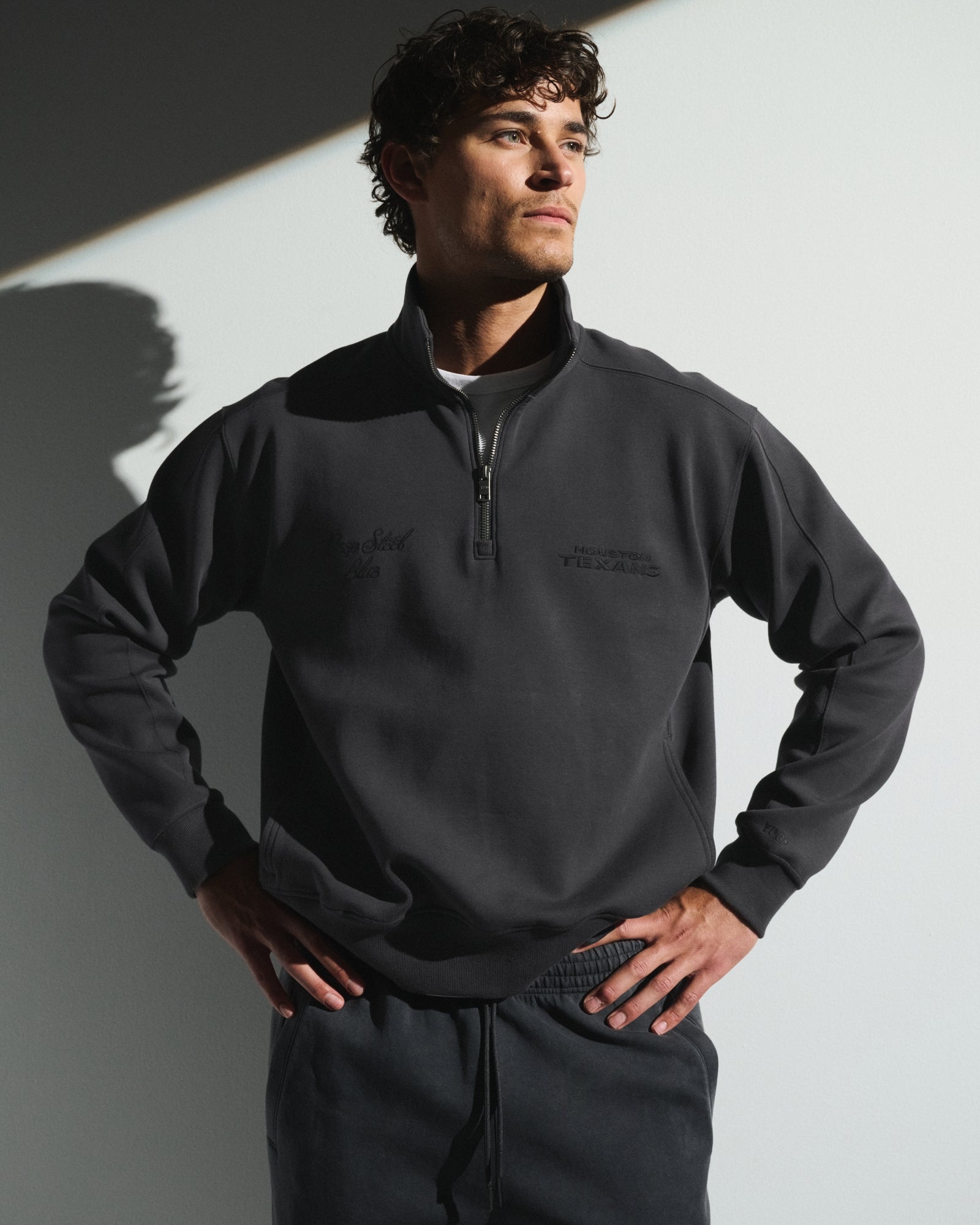 Abercrombie Baltimore Ravens Neoknit MAX Half-Zip Sweatshirt