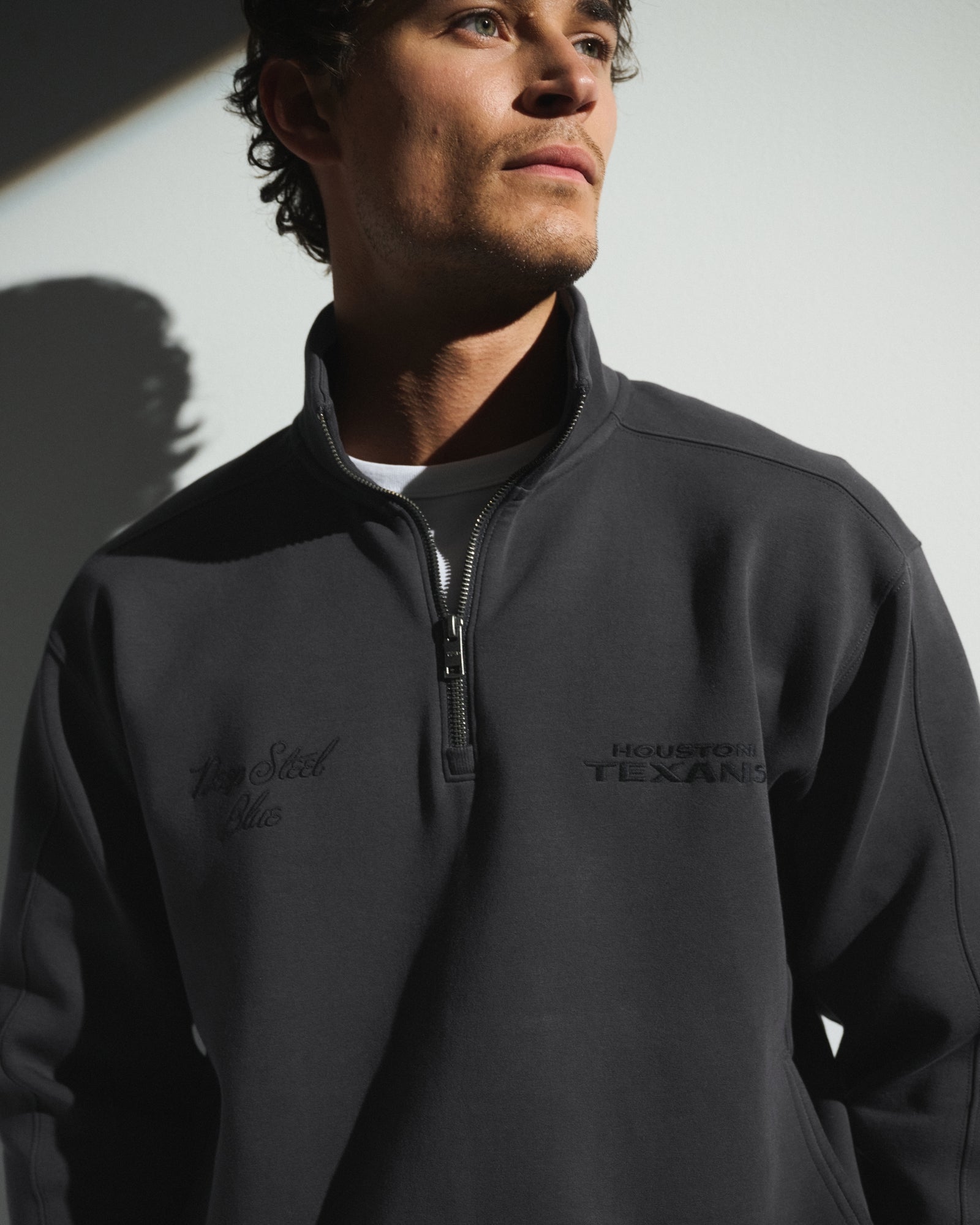 Abercrombie Baltimore Ravens Neoknit MAX Half-Zip Sweatshirt