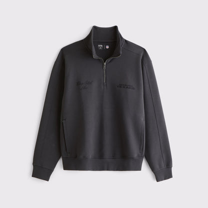 Abercrombie Baltimore Ravens Neoknit MAX Half-Zip Sweatshirt