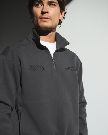 Abercrombie Baltimore Ravens Neoknit MAX Half-Zip Sweatshirt