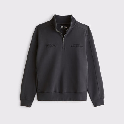 Abercrombie Baltimore Ravens Neoknit MAX Half-Zip Sweatshirt