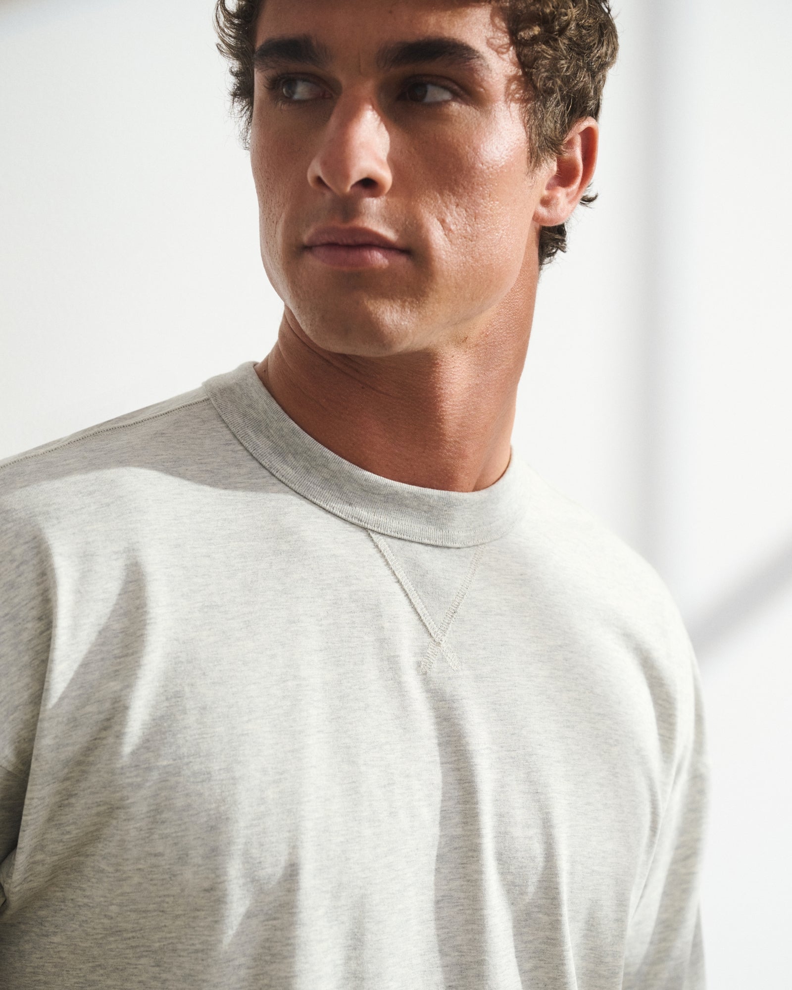 Abercrombie YPB Performance Cotton-Blend Gym Tee