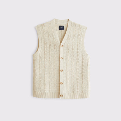 Abercrombie 100% Cotton Sweater Vest