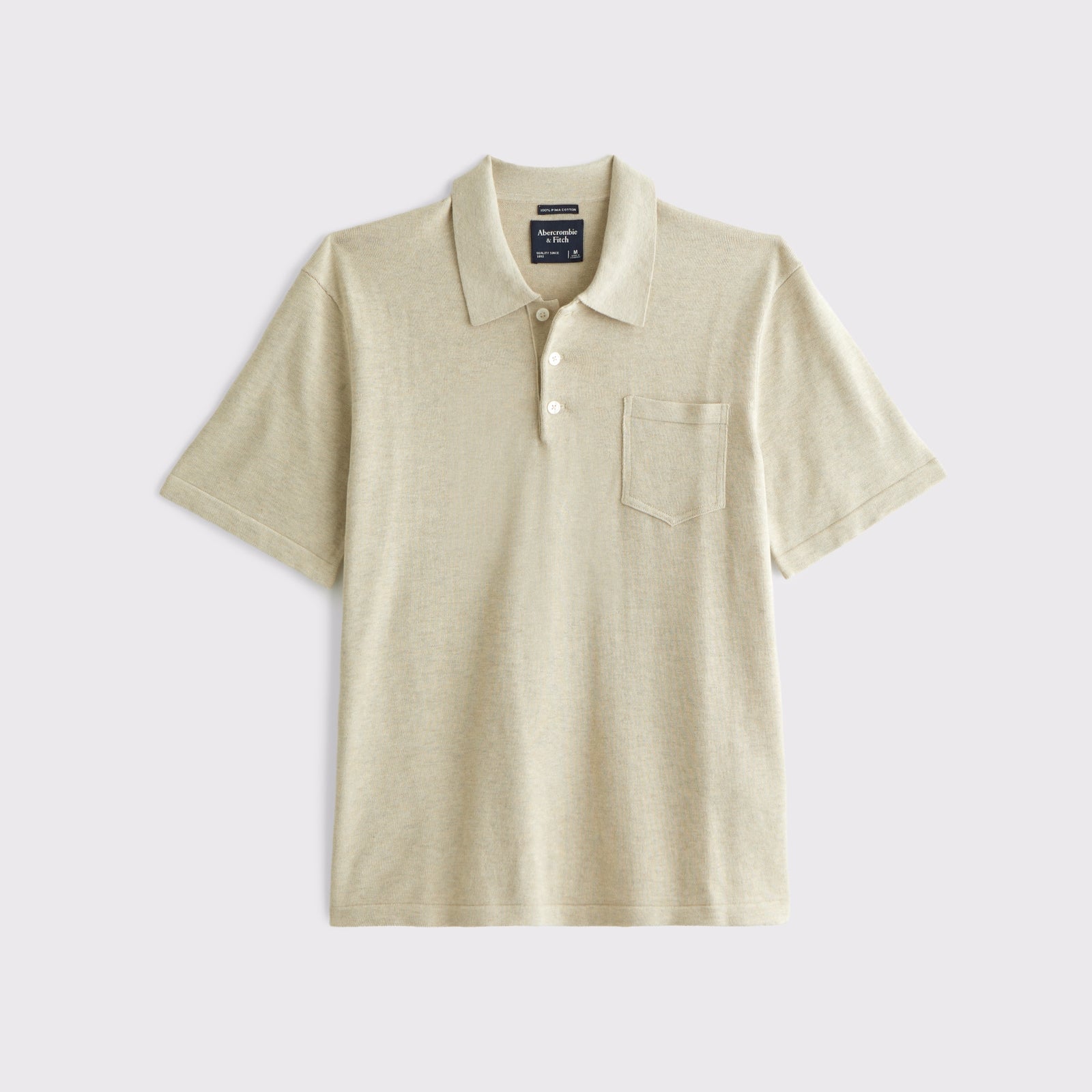 Abercrombie 100% Pima Cotton Sweater Polo