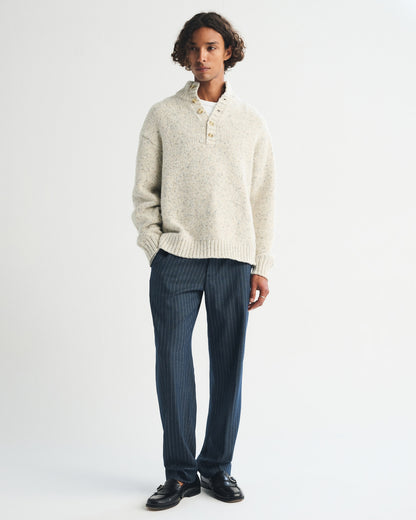 Abercrombie Henley Mock Neck Sweater