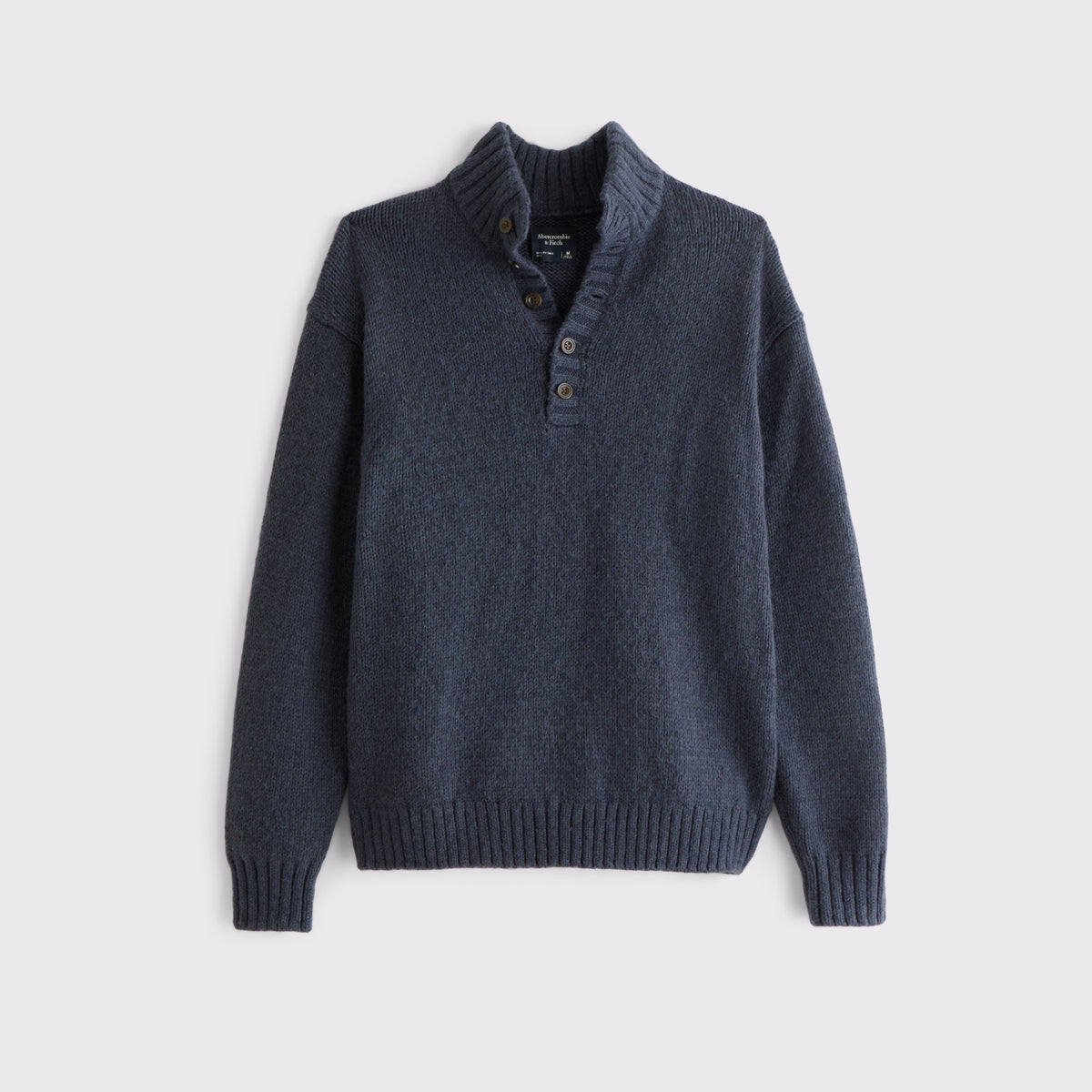 Abercrombie Henley Mock Neck Sweater