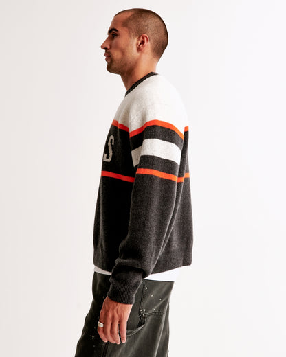 Abercrombie Kansas City Chiefs Crew Sweater