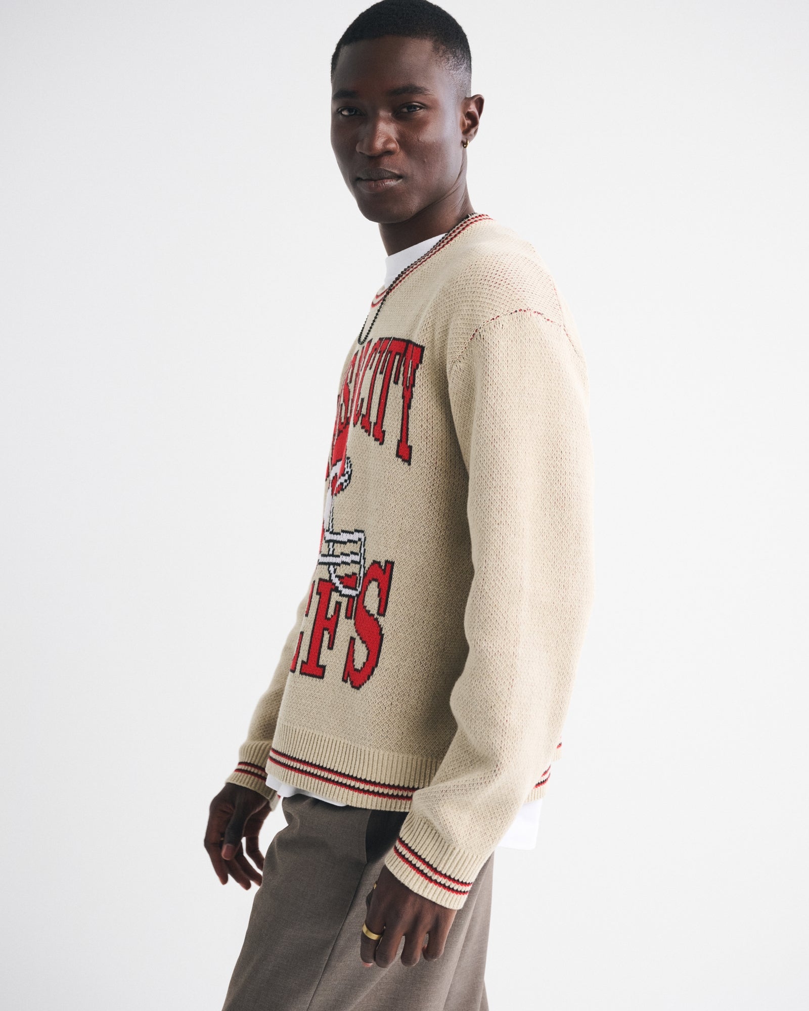 Abercrombie San Francisco 49ers Crew Sweater