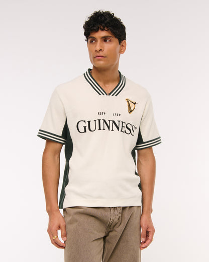 Abercrombie Guinness Soccer Jersey-Inspired Sweater