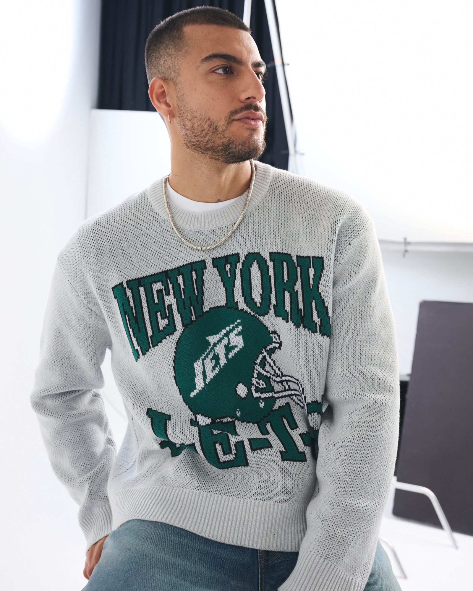 Abercrombie San Francisco 49ers Crew Sweater