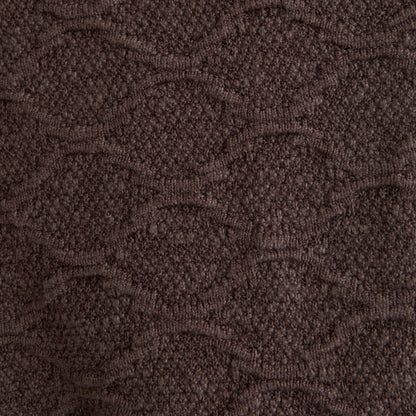 Abercrombie Crochet-Style Button-Through Sweater Polo