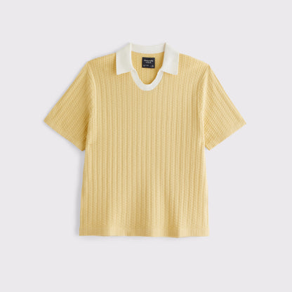 Abercrombie Varsity Johnny Collar Sweater Polo