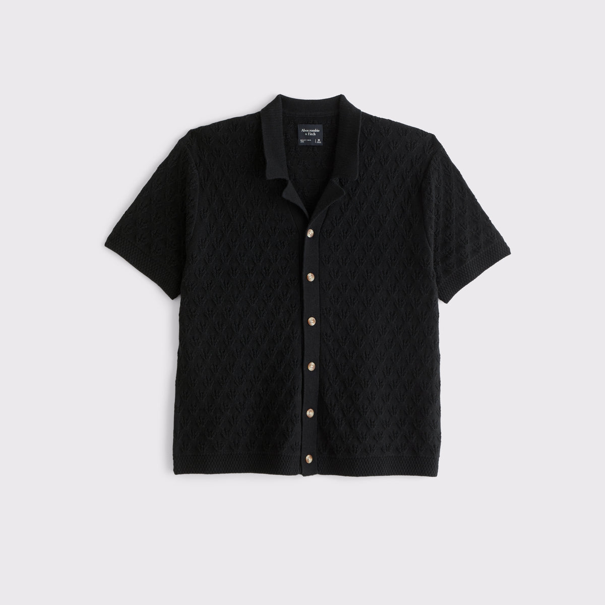 Abercrombie 100% Cotton Button-Through Sweater Polo