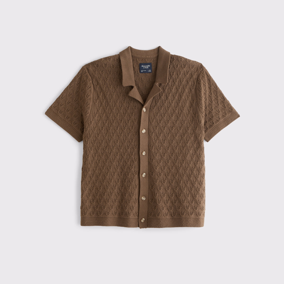 Abercrombie 100% Cotton Button-Through Sweater Polo