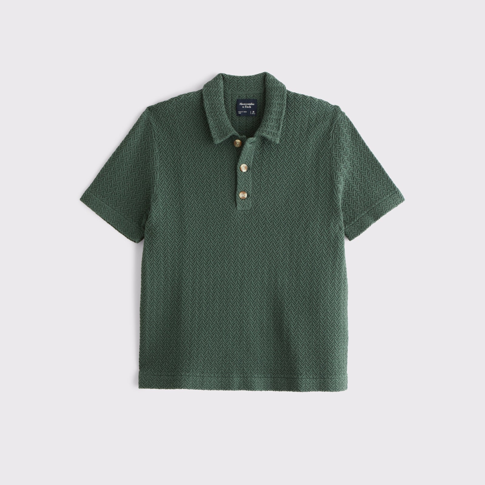 Abercrombie 100% Cotton 3-Button Sweater Polo