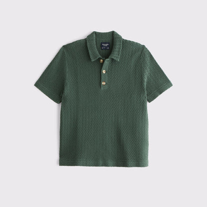 Abercrombie 100% Cotton 3-Button Sweater Polo