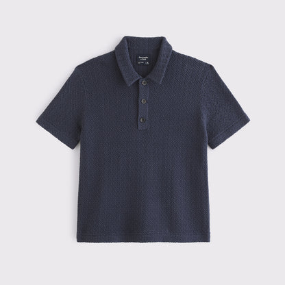 Abercrombie 100% Cotton 3-Button Sweater Polo