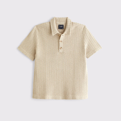 Abercrombie 100% Cotton 3-Button Sweater Polo