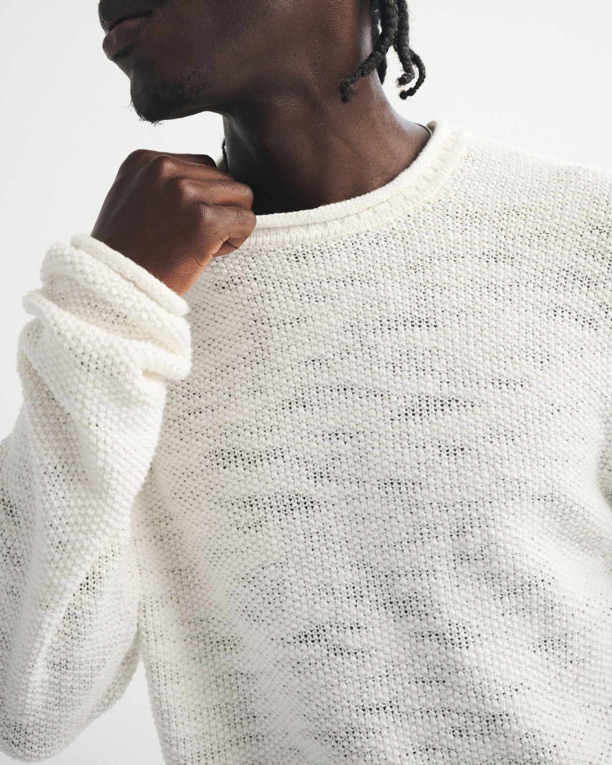 Abercrombie 100% Cotton Rollneck Crew Sweater