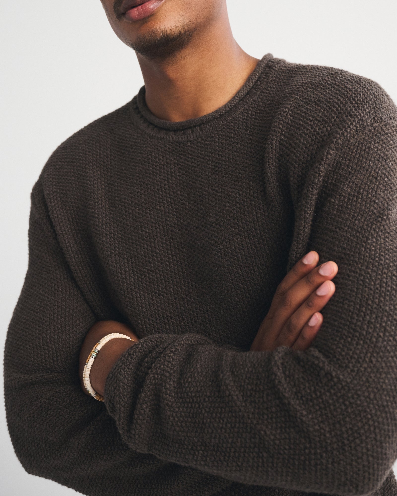Abercrombie 100% Cotton Rollneck Crew Sweater