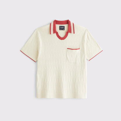Abercrombie Varsity Johnny Collar Sweater Polo