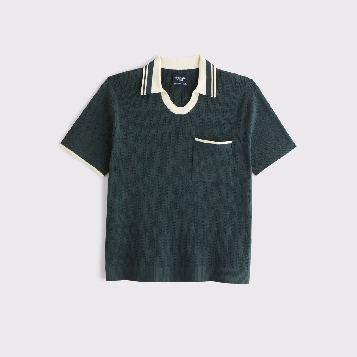 Abercrombie Varsity Johnny Collar Sweater Polo