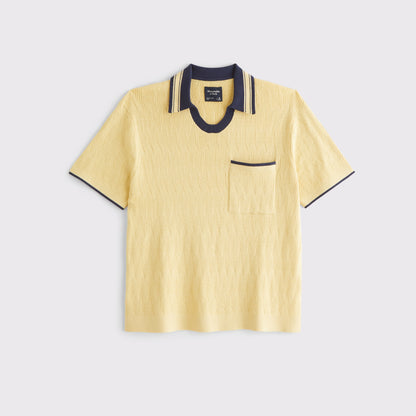 Abercrombie Varsity Johnny Collar Sweater Polo