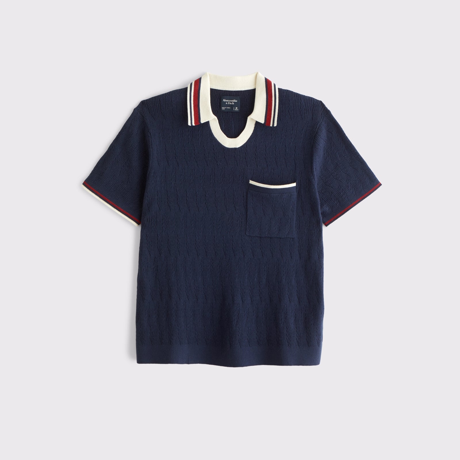 Abercrombie Varsity Johnny Collar Sweater Polo