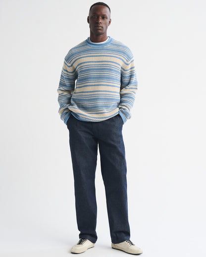 Abercrombie 100% Cotton Textural Rollneck Crew Sweater